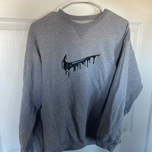“Nike drip” crewneck